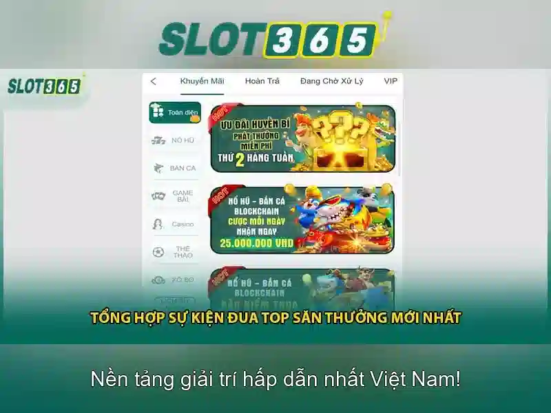 Slot365: Nền tảng slot trực tuyến uy tín và đa dạng